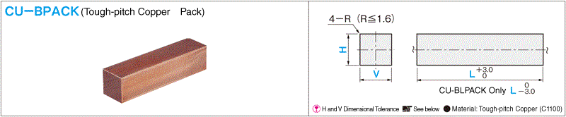 Electrode Blank Square Bar Electrode (Tough Pitch Copper Pack): Related Image